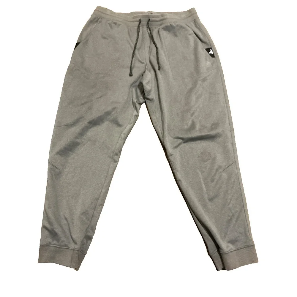 North Face Pants Mens Large Grey Fleece Mountain Athletic Jogger Measures 32x27